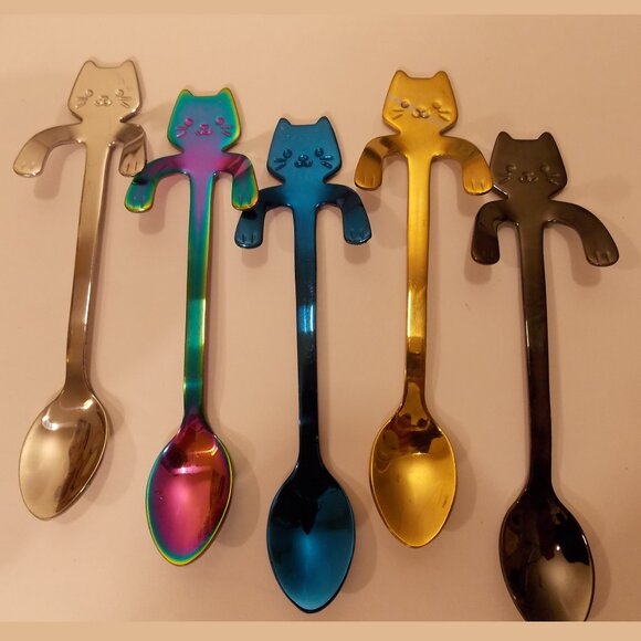 Wholesale Lot of 168 Dimensional Cat Spoons